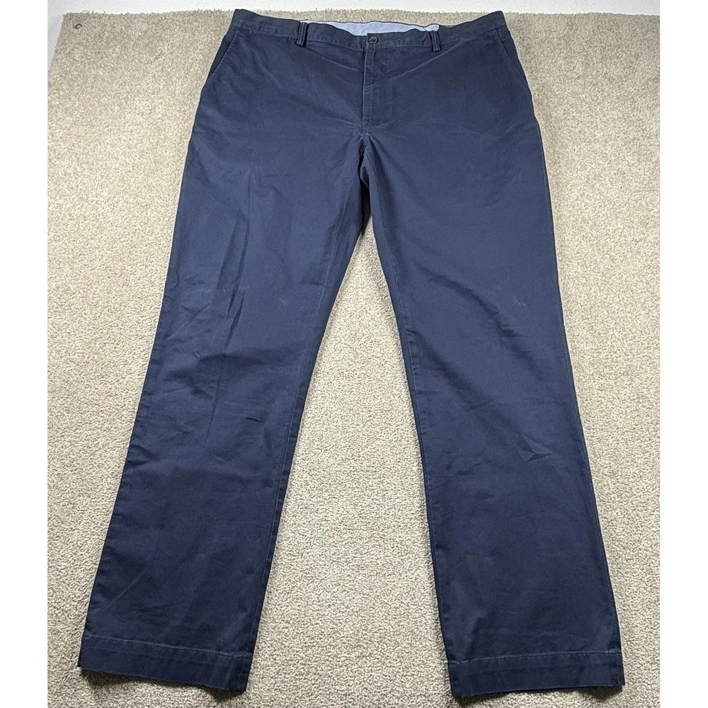 Polo Ralph Lauren Men's Blue Chino Pants 42x33 (tag 42x34) Stretch Classic‎ Fit
